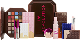 Düfte, Parfümerie und Kosmetik Make-up Set 13 Produkte - I Heart Revolution Chocolate Vault Tin Gift Set