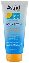 Düfte, Parfümerie und Kosmetik Feuchtigkeitsspendende Sonnenlotion - Astrid Sun Aqua Satin Moisturizing Milk OF 50