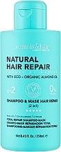 Düfte, Parfümerie und Kosmetik 2in1 Shampoo und Maske zur Wiederherstellung von geschädigtem Haar  - Somnis & Hair Shampoo & Mask Hair Repair 