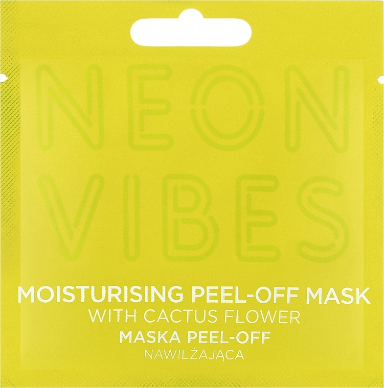 Feuchtigkeitsspendende Gesichtsmaske mit Kaktusblüte - Marion Neon Vibes Moisturising Peel-Off Mask