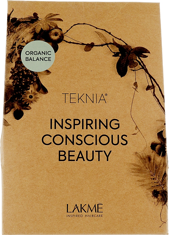 Haarpflegeset - Lakme Teknia Organic Balance (Shampoo 300ml + Haarmaske 250ml + Haaröl 200ml) — Bild N3