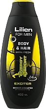 2in1 Shampoo-Duschgel für Männer Exciter - Lilien For Men Body & Hair Exciter Shower & Shampoo — Bild N1