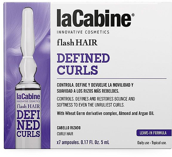 Ampullen für lockiges Haar - La Cabine Flash Hair Defined Curls — Bild N1