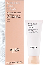 Feuchtigkeitsspendende und schützende Hand- und Nagelhautcreme - Kiko Milano Intensive Hand Cream — Bild N2