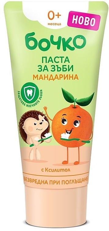 Kinder-Zahnpasta Mandarine 0+  - Bochko Baby Toothpaste With Mandarin Flavour  — Bild N2