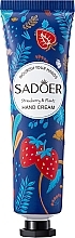 Handcreme mit Pflanzenextrakt und Erdbeeren - Sadoer Nourish Your Hands Strawberry & Plants Hand Cream — Bild N1