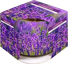 Düfte, Parfümerie und Kosmetik Duftkerze im Glas Lavendel - Bispol Scented Candle
