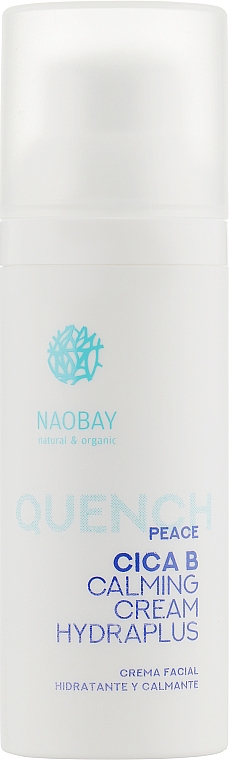 Feuchtigkeitsspendende und beruhigende Gesichtscreme - Naobay Peace Cica B Calming Cream Hydraplus — Bild N1