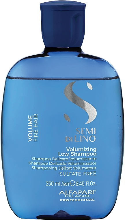 Shampoo für mehr Volumen mit Leinsamenextrakt - Alfaparf Semi Di Lino Volume Volumizing Low Shampoo — Bild N1