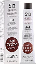 Düfte, Parfümerie und Kosmetik 3in1 Tönungscreme-Balsam für Farbauffrischung, Geschmeidigkeit und Glanz der Haare - Revlon Professional Nutri Color Creme 3in1