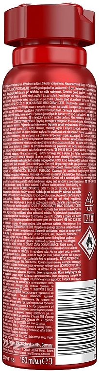 Deospray - Old Spice Captain Deodorant Spray — Bild N2