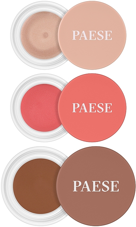 Make-up Set - Paese Kiss My Cheeks 02 (Highlighter 4g + Bronzer 12g + Blush 4g) — Bild N1