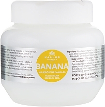 Düfte, Parfümerie und Kosmetik Stärkende Haarmaske mit Multivitamin-Komplex - Kallos Cosmetics Banana Mask