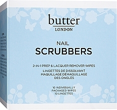 Wischtücher zum Entfernen von Nagellack - Butter London Nail Scrubbers 2-In-1 Prep & Lacquer Remover Wipes — Bild N1