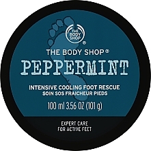 Intensiv kühlende Fußcreme mit Pfefferminze - The Body Shop Peppermint Intensive Cooling Foot Rescue — Bild N1