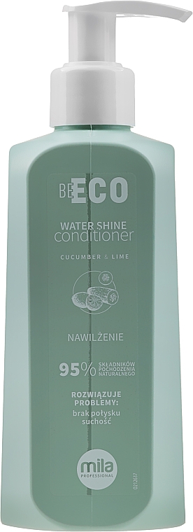 Feuchtigkeitsspendende Haarspülung mit Hyaluronsäure und Aloe Vera - Mila Professional Be Eco Water Shine — Bild N1