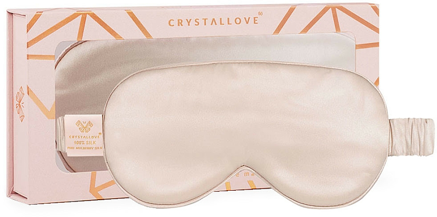 Seidige Schlafmaske Gold - Crystallove — Bild N1