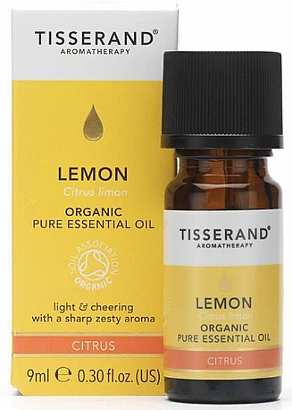 Ätherisches Bio-Zitronenöl - Tisserand Aromatherapy Lemon Organic Pure Essential Oil — Bild N1