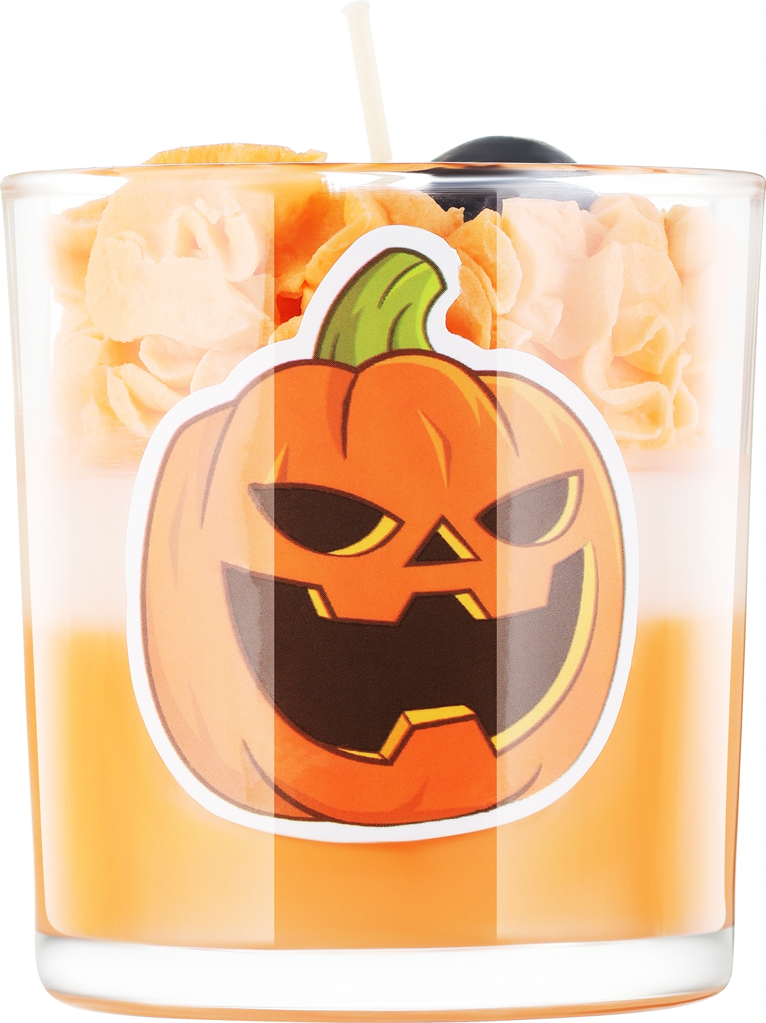 Deko-Kerze Halloween, Kürbis mit Lächeln - KaWilamowski Scented Candle — Bild 230 ml