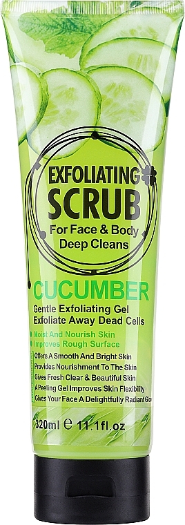 Gesichts- und Körperpeeling Gurke - Wokali Exfoliating Scrub Cucumber — Bild N1