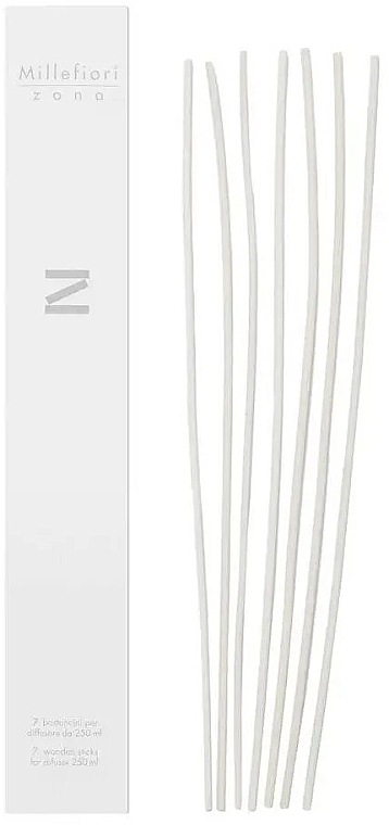 Stäbchen für Aromadiffusor 250 ml - Millefiori Milano Zona White Sticks — Bild N1