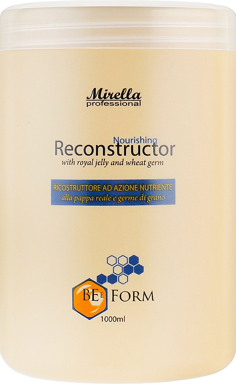 Revitalisierender Creme-Conditioner mit Gelée Royale und Weizenproteinen - Mirella Professional Bee Form Nourishing Reconstructor — Bild N3