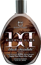 Solarium-Creme mit ultradunklen Bronzern und Mega-Silikonen - Brown Sugar Double Black Chocolate 400X — Bild N2