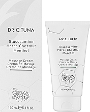 Massagecreme mit Glucosamin, Rosskastanie und Menthol  - Farmasi Dr. C. Tuna Glucosamin Horse Chestnut Menthol  — Bild N2