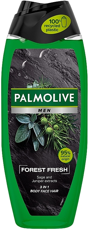 3in1 Männer-Duschgel für Gesicht, Körper und Haar - Palmolive Men Forest Fresh