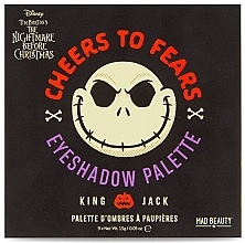 Düfte, Parfümerie und Kosmetik Lidschattenpalette - Mad Beauty Disney Nightmare Before Christmas Jack Cheers To Fears Eyeshadow Palette