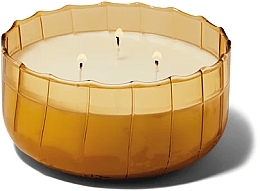 Düfte, Parfümerie und Kosmetik Duftkerze Goldene Kohle - Paddywax Ripple Glass Candle Golden Ember
