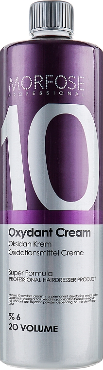 Oxidationsmittel 6% - Morfose 10 Oxidant Cream Volume 20 — Bild N1