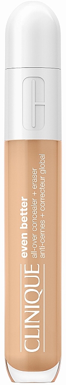 Erfrischender und aufhellender Concealer mit starker Deckkraft - Clinique Even Better All-Over Concealer + Eraser — Bild N1