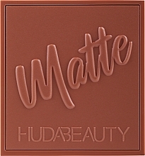 Lidschattenpalette - Huda Beauty Matte Obsessions Eyeshadow Paleta — Bild N2