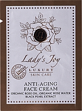 GESCHENK! Gesichtscreme gegen Falten - Bulgarian Rose lady ' s Joy Luxury Anti-Aging Face Cream (Probe)  — Bild N1