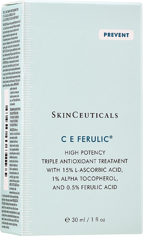 Gesichtsserum mit Antoxidantien und Ferulasäure - SkinCeuticals C E Ferulic — Bild N2