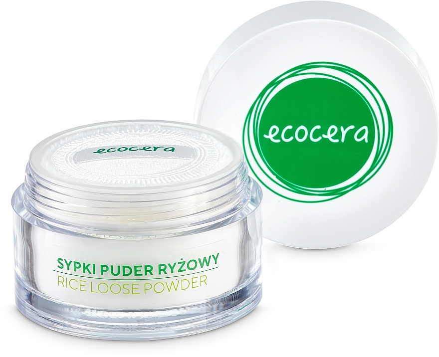 Mattierender Reispuder für das Gesicht - Ecocera Rice Face Powder — Bild N4