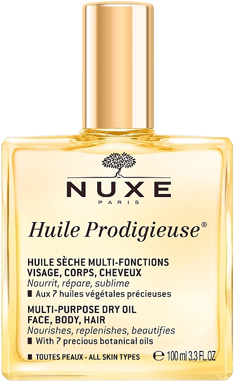 Trockenes Multifunktions-Öl für Gesicht, Körper und Haar mit 6 Pflanzenölen - Nuxe Huile Prodigieuse Multi-Purpose Care Multi-Usage Dry Oil — Bild N1