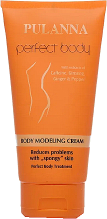 Modellierende Körpercreme mit Koffein, Ginseng, Ingwer und Pfeffer - Pulanna Perfect Body Body Modeling Cream — Bild N1