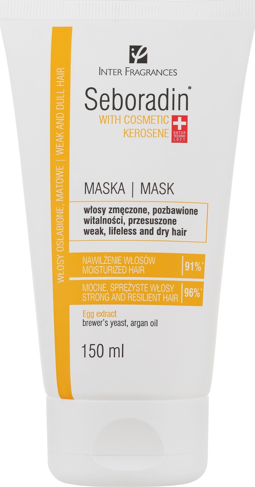 Haarmaske für mehr Glanz - Seboradin Hair Mask Cosmetic Kerosene — Bild 150 ml