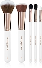 Make-up Pinselset 5-tlg. - Dermacol Master Brush Rose Gold Brush Face & Eye Set — Bild N2