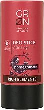 Düfte, Parfümerie und Kosmetik Vitalisierender Deostick mit Granatapfelextrakt - GRN Rich Elements Pomegranate Deo Stick