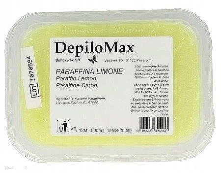 Kosmetisches Paraffin Zitrone - DimaxWax DepiloMax Parafin Lemon — Bild N1