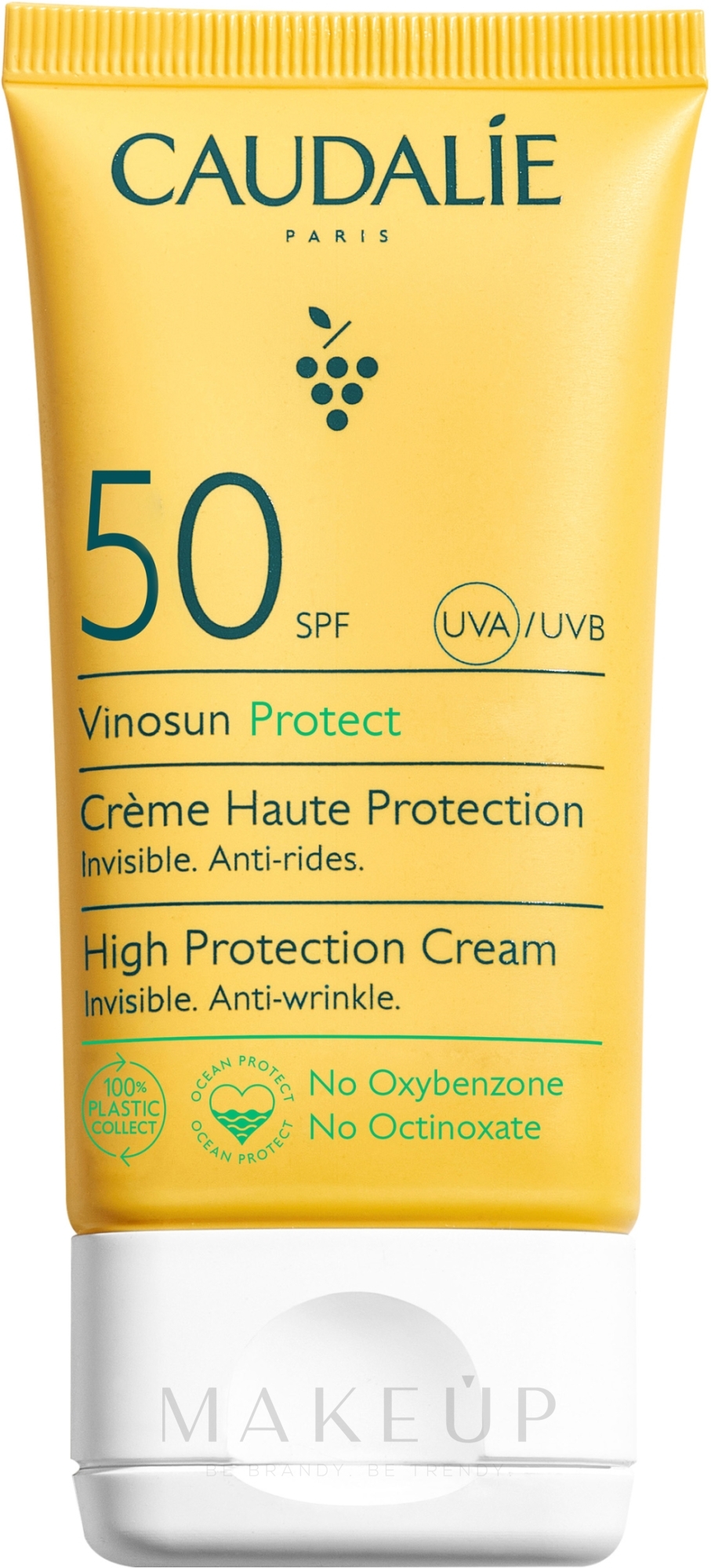 Sonnenschutzcreme SPF50 - Caudalie Vinosun High Protection Cream SPF50 — Bild 50 ml