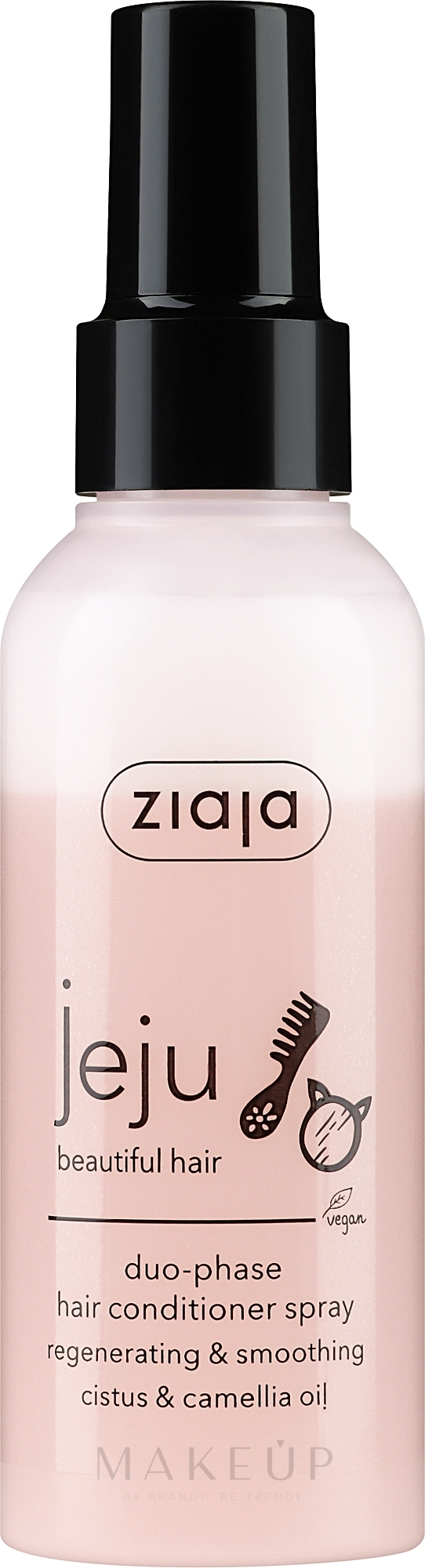 Zwei-Phasen-Haarspülungsspray mit Zitrus und Kamelie - Ziaja Jeju — Bild 125 ml