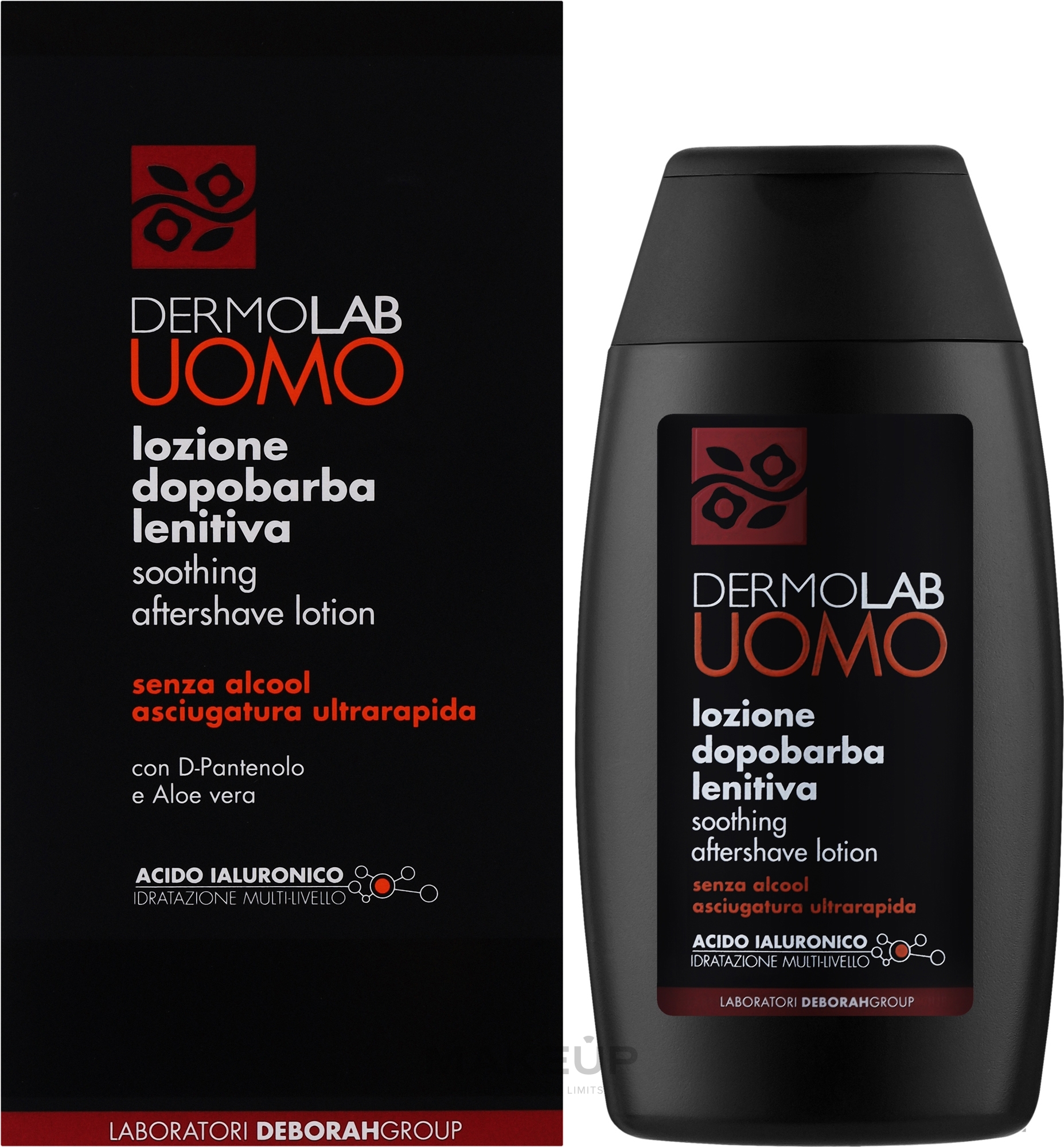 Beruhigende After-Shave-Lotion - Dermolab Uomo Soothing Aftershave Lotion  — Bild 120 ml