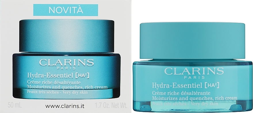 Feuchtigkeitscreme für trockene Haut - Clarins Hydra-Essentiel Rich Cream — Bild N2
