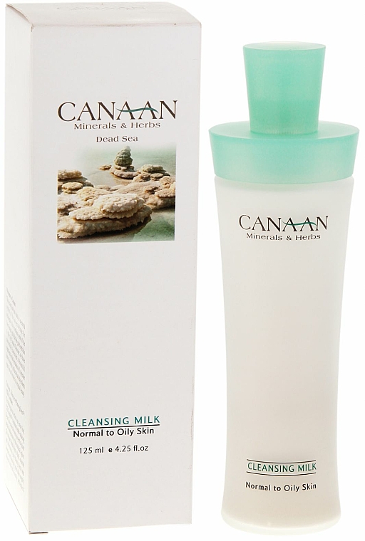 Reinigende Gesichtsmilch mit Mineralien aus dem Toten Meer - Canaan Minerals & Herbs Cleansing Milk Normal to Oily Skin