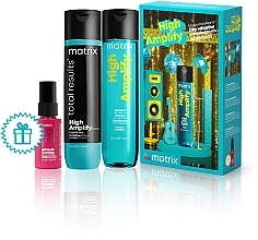 Haarpflegeset - Matrix High Amplify (Shampoo 300ml + Conditioner 300ml + Haarspray 30ml)  — Bild N1