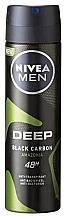 Düfte, Parfümerie und Kosmetik Deospray Antitranspirant - Nivea Men Deospray Deep Black Carbon Amazonia 